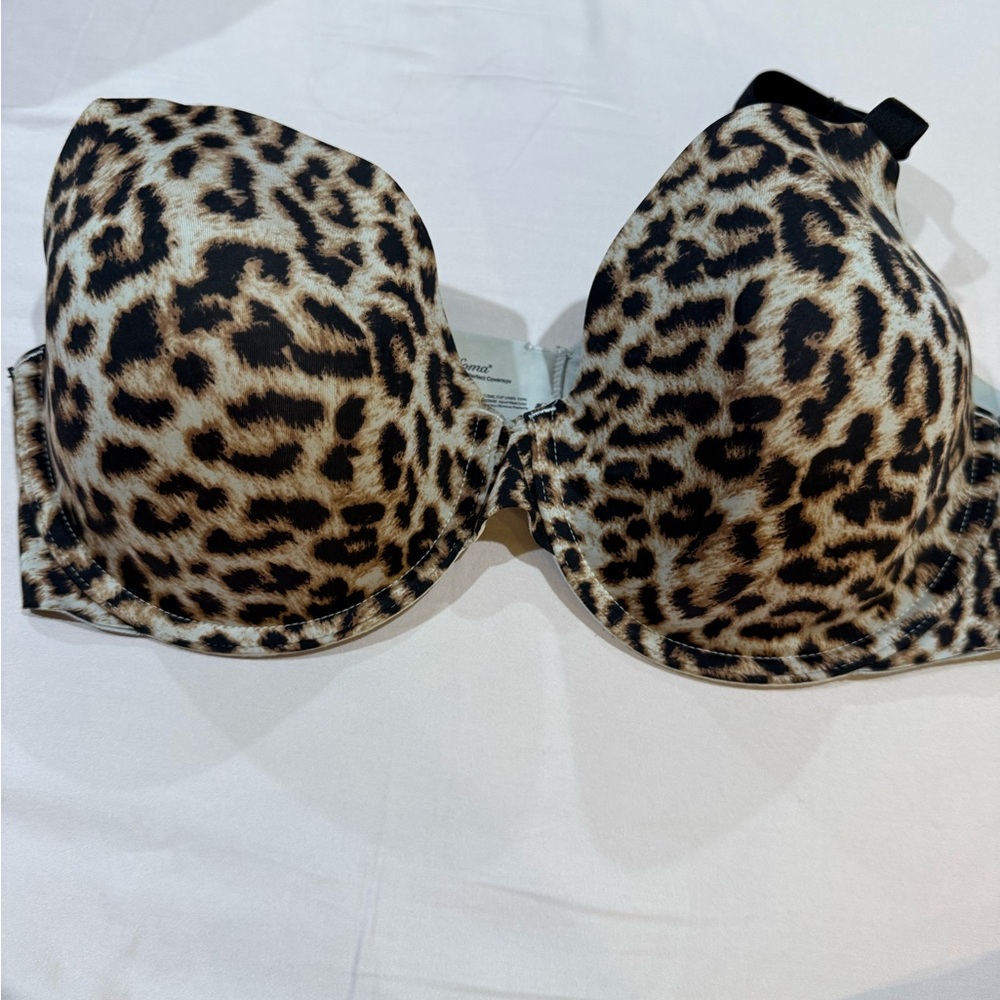 Seamless Leopard Print Underwire Bra - Leopard - image 3